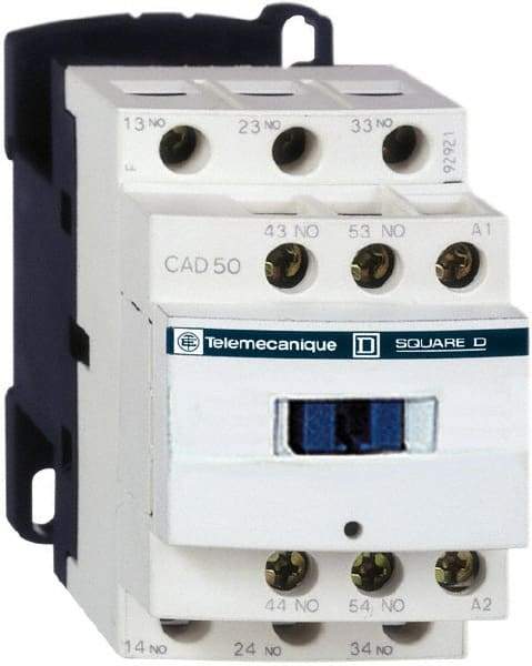 Schneider Electric - 5NO, 240 VAC at 50/60 Hz Control Relay - 17 V - Exact Tool & Supply