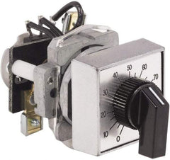 Schneider Electric - 10,000 Ohm, 30mm, Potentiometer - 2 Watts, Nonilluminated, Knob Operated - Exact Tool & Supply