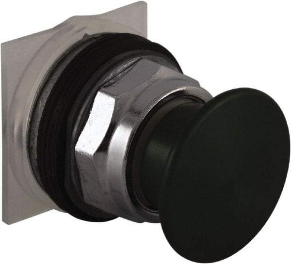 Schneider Electric - 30mm Mount Hole, Extended Mushroom Head, Pushbutton Switch Only - Round, Green Pushbutton, Nonilluminated, Momentary (MO) - Exact Tool & Supply