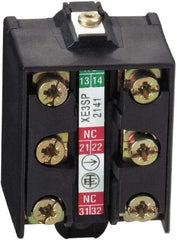 Telemecanique Sensors - 1.6 Inch Long, Limit Switch Contact Block - For Use with Limit Switches - Exact Tool & Supply