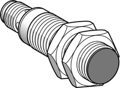 Telemecanique Sensors - PNP, NC, 8mm Detection, Cylinder, Inductive Proximity Sensor - 3 Wires, IP65, IP67, 12 to 24 VDC, M18x1 Thread, 50mm Long - Exact Tool & Supply