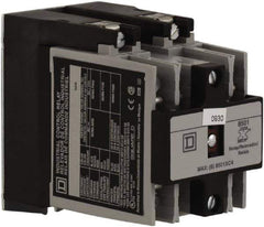 Square D - Electromechanical Screw Clamp General Purpose Relay - 20 Amp at 600 VAC, 2NO, 110 VAC at 50 Hz & 120 VAC at 60 Hz - Exact Tool & Supply