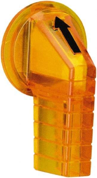 Schneider Electric - 30mm, Amber, Selector Switch Gloved Hand Knob - For Use with 9001K Selector Switches and Harmony 9001K/SK/KX Pushbuttons - Exact Tool & Supply