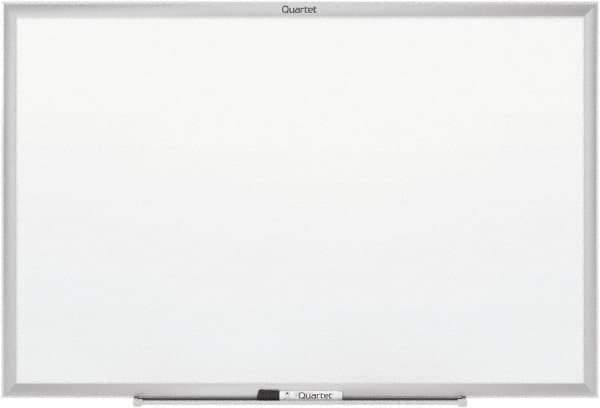 Quartet - 48" High x 96" Wide Magnetic Dry Erase Board - Steel, Includes Z-Bracket - Exact Tool & Supply