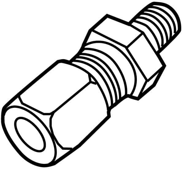 Sandvik Coromant - Coolant Pipe Connector for Indexable Tools - 5696 001 Tool Holder Compatibility - Exact Tool & Supply