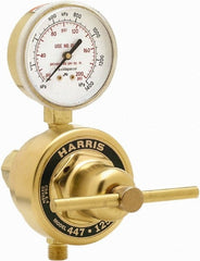 Lincoln Electric - Welding Regulators Gas Type: Oxygen CGA Inlet Connection: 1/4 NPT Male - Exact Tool & Supply