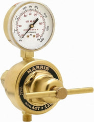Lincoln Electric - Welding Regulators Gas Type: Oxygen CGA Inlet Connection: 1/4 NPT Male - Exact Tool & Supply