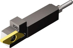 Sandvik Coromant - QS-SMALR/L..HP, External, Right Hand, 8.5mm Max Depth of Cut, Indexable Grooving Tool Holder - MACR 3 200-N Insert Compatibility, 12.7mm Shank Height, 12.7mm Shank Width, 62.4mm OAL, Through Coolant - Exact Tool & Supply