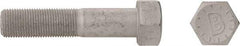 Bowmalloy - 3/4-16, 4-1/2" Long Hex Head Cap Screw - Partially Threaded, Grade 9 Alloy Steel, Bowma-Guard Finish, 1-1/8" Hex - Exact Tool & Supply
