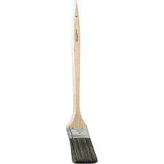 Bestt-Liebco - 16" Angled Hog Bent Radiator Brush - Wood Bent Radiator Handle - Exact Tool & Supply