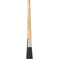 Bestt-Liebco - 13/16" Oval Hog Sash Brush - Wood Sash Handle - Exact Tool & Supply