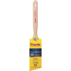 Purdy - 2" Angled Nylon/Polyester Trim Brush - Wood Fluted Handle - Exact Tool & Supply
