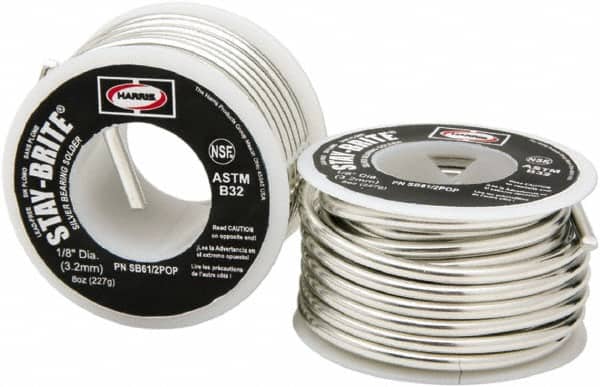 Lincoln Electric - Solder Type: Lead Free Solid Wire Diameter (Inch): 1/8 - Exact Tool & Supply