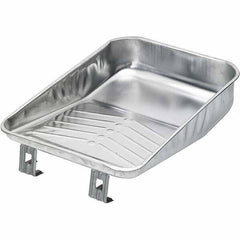 Bestt-Liebco - 9" Roller Compatible Mini Paint Roller Tray - 1 Gal Capacity, 9" Wide, Metal - Exact Tool & Supply
