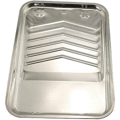 Bestt-Liebco - 9" Roller Compatible Mini Paint Roller Tray - 2 Qt Capacity, 9" Wide, Metal - Exact Tool & Supply