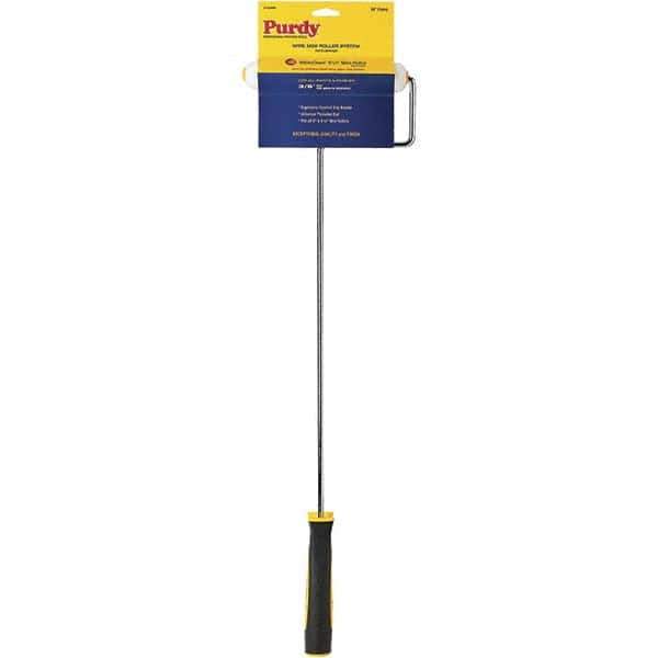 Purdy - 3/8" Nap, Mini Roller Kit - 6-1/2" Wide, Includes Paint Tray, Roller Cover & Frame - Exact Tool & Supply