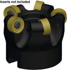 Kennametal - 50mm Cut Diam, 3.96mm Max Depth, 27mm Arbor Hole, 5 Inserts, RNGJ1605M0____ Insert Style, Indexable Copy Face Mill - RODEKA 16 Cutter Style, 22,000 Max RPM, 50mm High, Through Coolant, Series Rodeka - Exact Tool & Supply