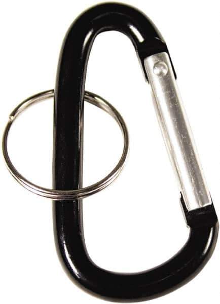 ADVANTUS - 10 Keys, Black Key Chains - 2 1/2" Wide x 3-3/4" Deep x 1-1/2" High - Exact Tool & Supply