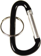 ADVANTUS - 10 Keys, Black Key Chains - 2 1/2" Wide x 3-3/4" Deep x 1-1/2" High - Exact Tool & Supply
