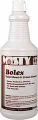 Misty - 32 oz Bottle Liquid Toilet Bowl Cleaner - Wintergreen Scent, Nonacidic, Toilets - Exact Tool & Supply