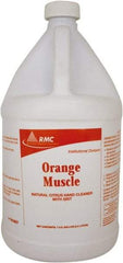 Rochester Midland Corporation - 1 Gal Bottle Liquid Hand Cleaner with Grit - White, Orange Scent - Exact Tool & Supply