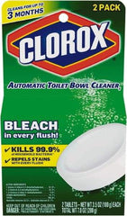 Clorox - 3.5 oz Tablet Solid Toilet Bowl Cleaner - Unscented Scent, Disinfectant, Bathroom Surfaces - Exact Tool & Supply