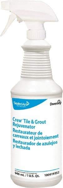 Diversey - 32 oz Spray Bottle Liquid Bathroom Cleaner - Unscented Scent, Tubs, Tile, Showers & Grout - Exact Tool & Supply