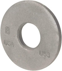 Bowmalloy - 1/4" Screw, Grade 9 Steel SAE Flat Washer - 9/32" ID x 5/8" OD, 5/64" Thick, Bowma-Guard Finish - Exact Tool & Supply