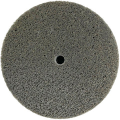 3″ × 1/4″ Non-Woven Unitized Wheel, Series 6, AO - Fine, 1/4″ Arbor Hole - Exact Tool & Supply