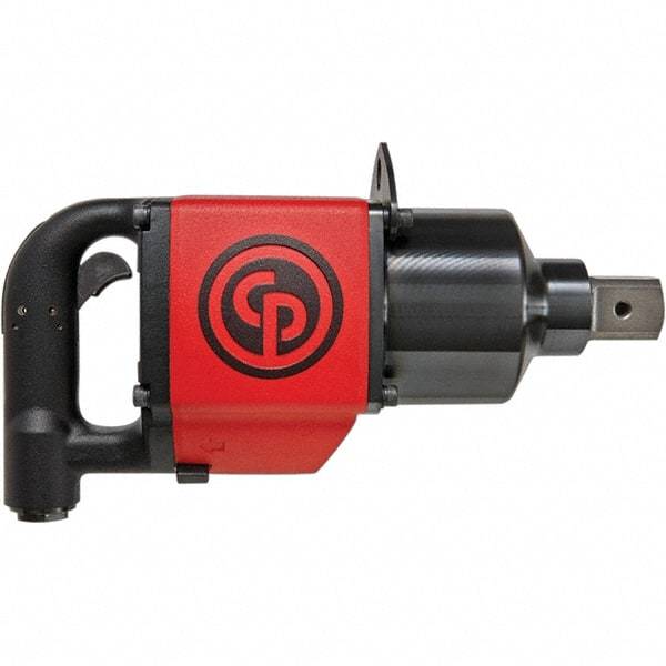 Chicago Pneumatic - 1-1/2" Drive, 2,800 RPM, 5,900 Ft/Lb Torque Impact Wrench - D-Handle, 84.5 CFM, 90 psi, 1/2" NPT Inlet - Exact Tool & Supply