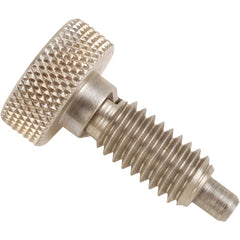 1/4-20 SS KNURLED KNB PLGR NON LOCK - Exact Tool & Supply