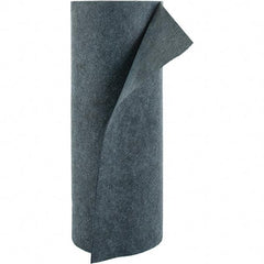 PRO-SAFE - 36 Gal Capacity per Package, Universal Roll - 150' Long x 3' Wide, Gray, Polypropylene - Exact Tool & Supply