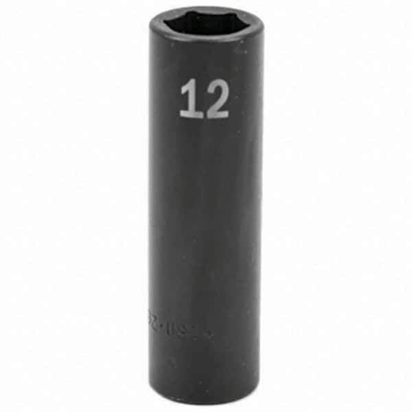 SK - Impact Socket - 3/8"DR 13MM DEEP IMPACT SOCKET - Exact Tool & Supply
