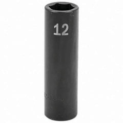 SK - Impact Socket - 3/8"DR 13MM DEEP IMPACT SOCKET - Exact Tool & Supply