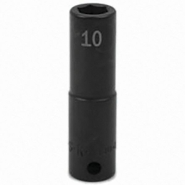 SK - Impact Socket - 3/8"DR 10MM DEEP IMPACT SOCKET - Exact Tool & Supply
