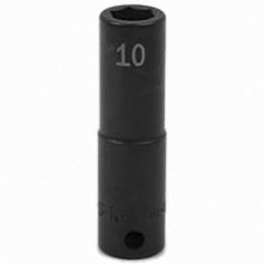 SK - Impact Socket - 3/8"DR 10MM DEEP IMPACT SOCKET - Exact Tool & Supply