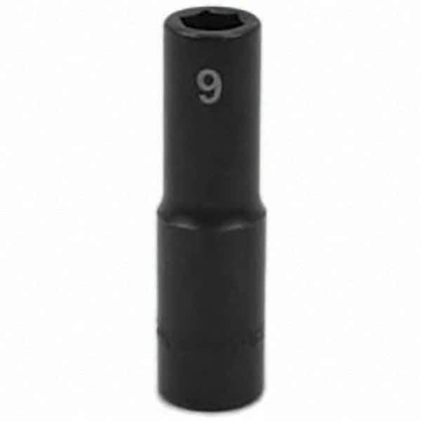 SK - Impact Socket - 3/8"DR 9MM DEEP IMPACT SOCKET - Exact Tool & Supply