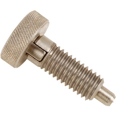 1/4-20 SS KNURLED KNB PLGR LOCK - Exact Tool & Supply
