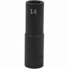 SK - Impact Socket - 1/2"DR 14MM DEEP IMPACT SOCKET - Exact Tool & Supply