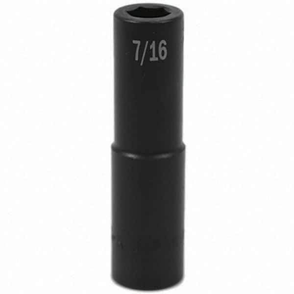 SK - Impact Socket - 1/2"DR 7/16" DEEP IMPACT SOCKET - Exact Tool & Supply