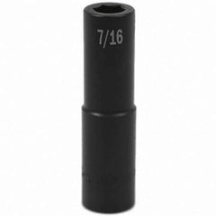 SK - Impact Socket - 1/2"DR 7/16" DEEP IMPACT SOCKET - Exact Tool & Supply