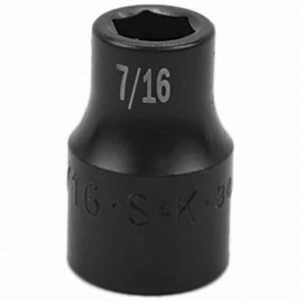 SK - Impact Socket - 1/2"DR 7/16" IMPACT SOCKET - Exact Tool & Supply