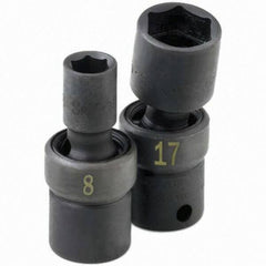 SK - Impact Socket - 1/4"DR 14MM SWIVEL IMPACT SOCKET - Exact Tool & Supply