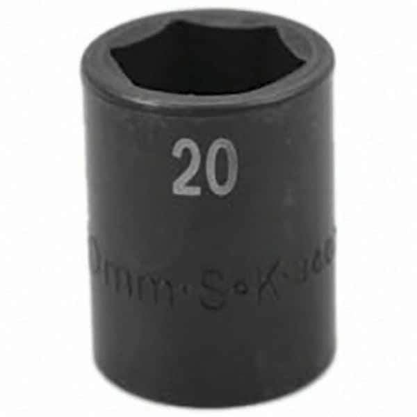 SK - Impact Socket - 1/2"DR 20MM IMPACT SOCKET - Exact Tool & Supply