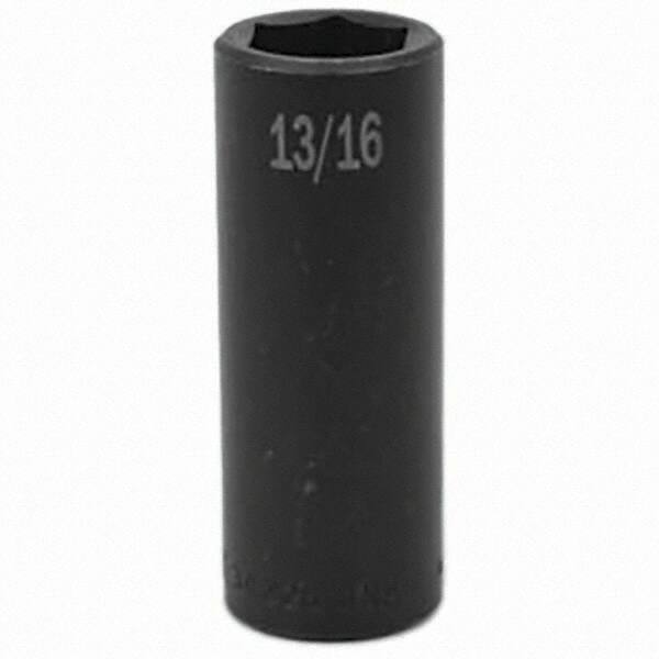 SK - Impact Socket - 1/2"DR 13/16" DEEP IMPACT SOCKET - Exact Tool & Supply