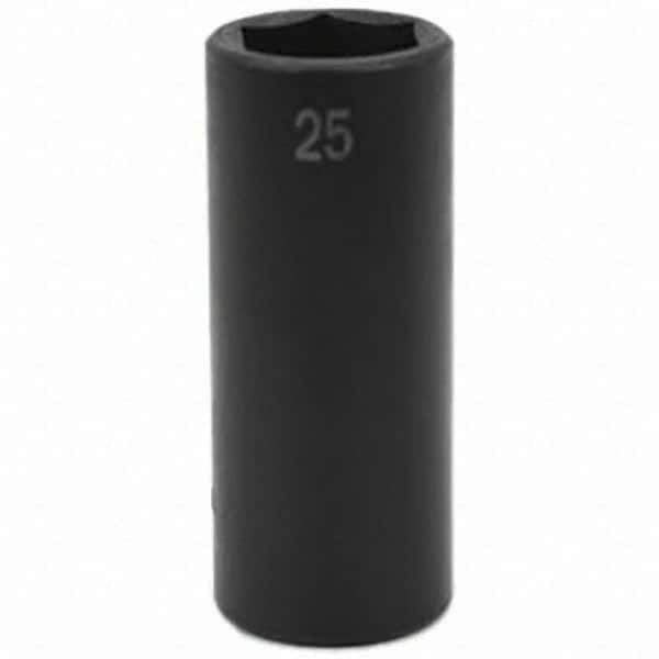SK - Impact Socket - 1/2"DR 25MM DEEP IMPACT SOCKET - Exact Tool & Supply