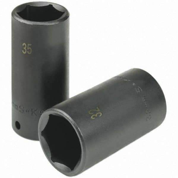 SK - Impact Socket - 1/2"DR 27MM DEEP IMPACT SOCKET - Exact Tool & Supply