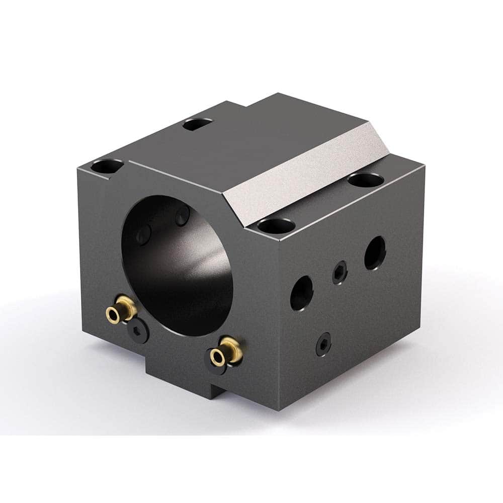 Global CNC Industries - Turret & VDI Tool Holders; Type: Mazak ID Block ; Clamping System: 94mm X 60mm ; Tool Axis: ID ; Through Coolant: No ; Additional Information: 4 Mounting Holes - Exact Tool & Supply