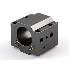 Global CNC Industries - Turret & VDI Tool Holders; Type: Mazak ID Block ; Clamping System: 94mm X 60mm ; Tool Axis: ID ; Through Coolant: No ; Additional Information: 4 Mounting Holes - Exact Tool & Supply