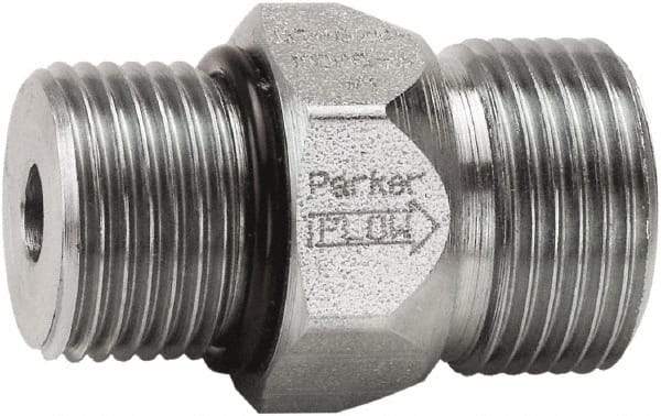 Parker - 80 GPM 1-7/8-12 Inlet Steel Hydraulic Control Valve - 5,000 psi, 2.13" Wide x 2.92" Long - Exact Tool & Supply